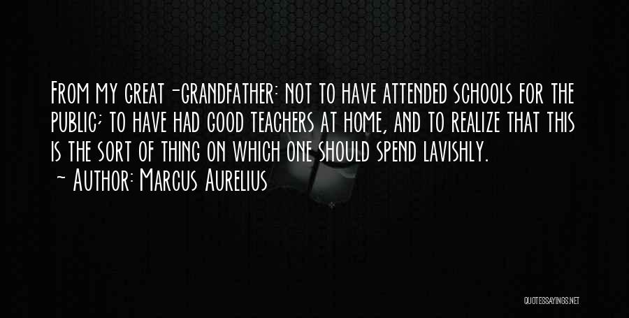 Homeschooling Education Quotes By Marcus Aurelius