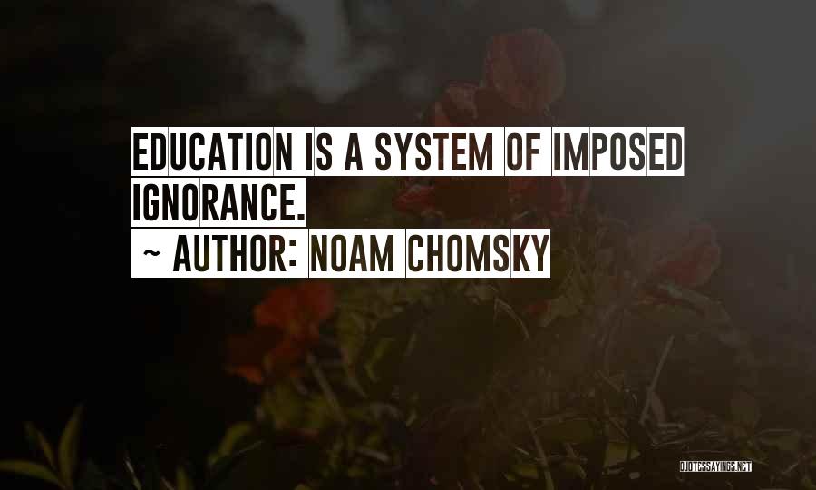 Homeschooling Education Quotes By Noam Chomsky