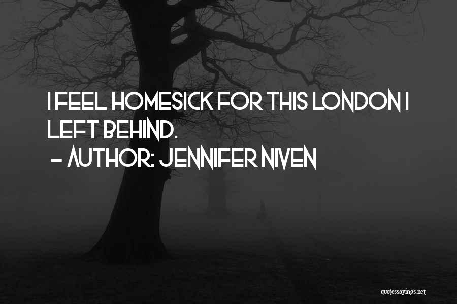 Homesick Quotes By Jennifer Niven