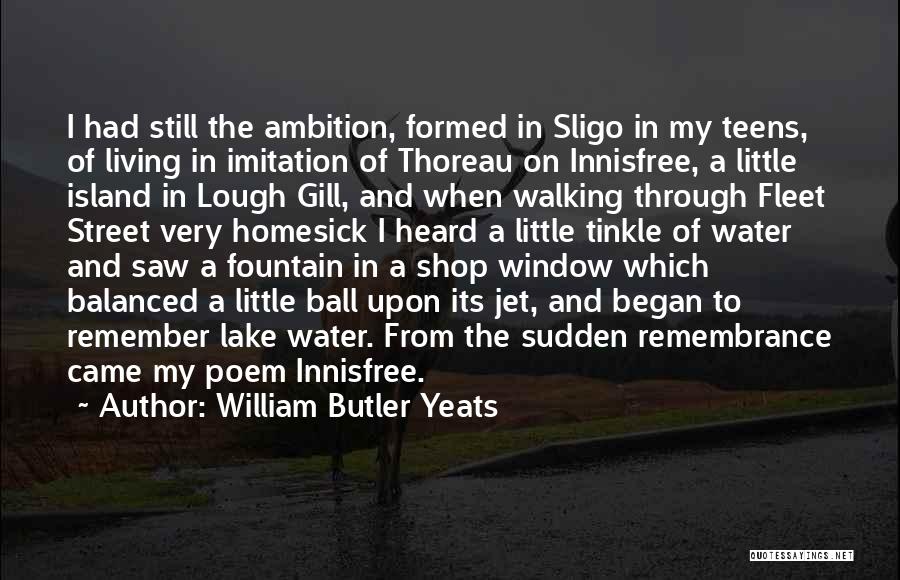 Homesick Quotes By William Butler Yeats