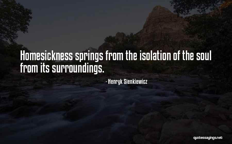 Homesickness Quotes By Henryk Sienkiewicz