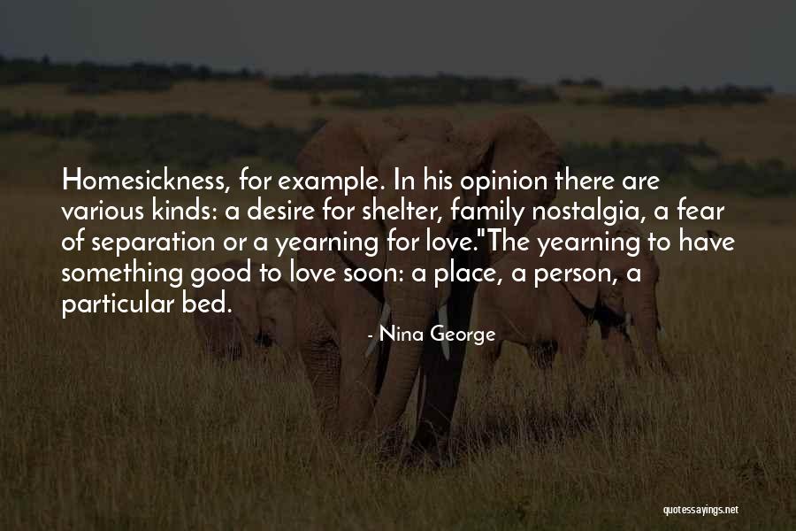 Homesickness Quotes By Nina George