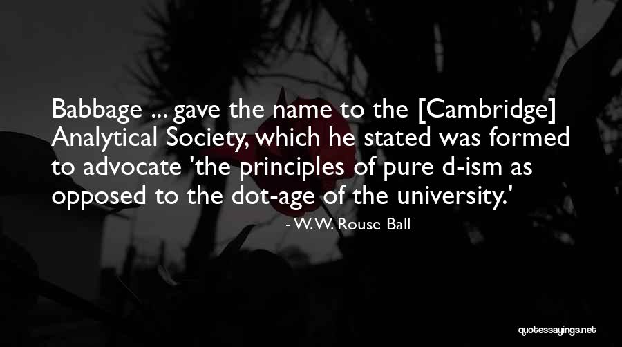 Hommelhof Quotes By W. W. Rouse Ball Hommelhof Quotes By W. W. Rouse Ball