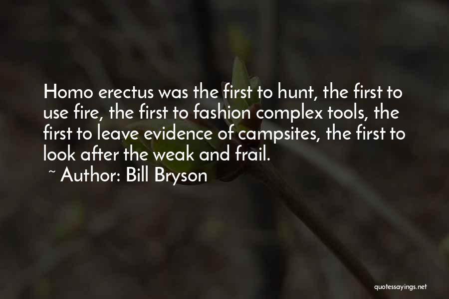 Homo Erectus Quotes By Bill Bryson