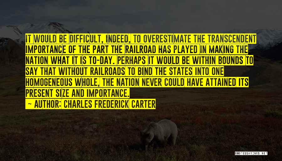 Homogeneous Quotes By Charles Frederick Carter