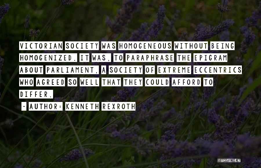 Homogeneous Quotes By Kenneth Rexroth