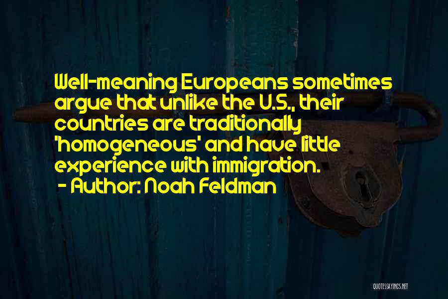 Homogeneous Quotes By Noah Feldman