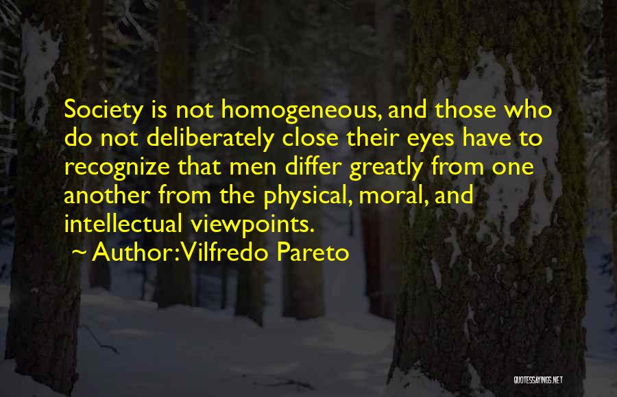 Homogeneous Quotes By Vilfredo Pareto