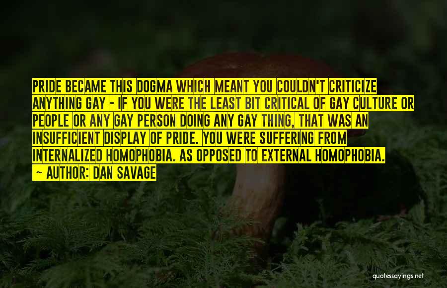 Homophobia Quotes By Dan Savage