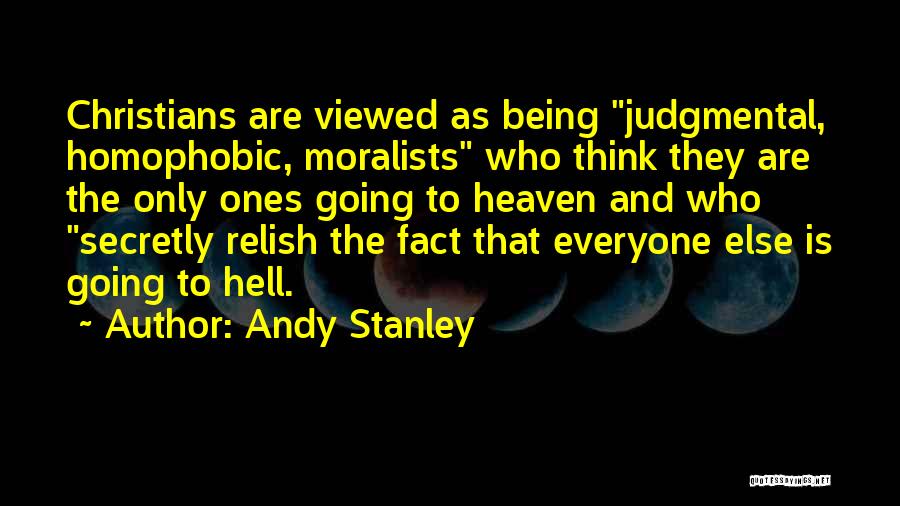 Homophobic Christian Quotes By Andy Stanley