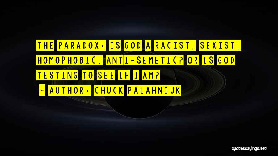 Homophobic Quotes By Chuck Palahniuk