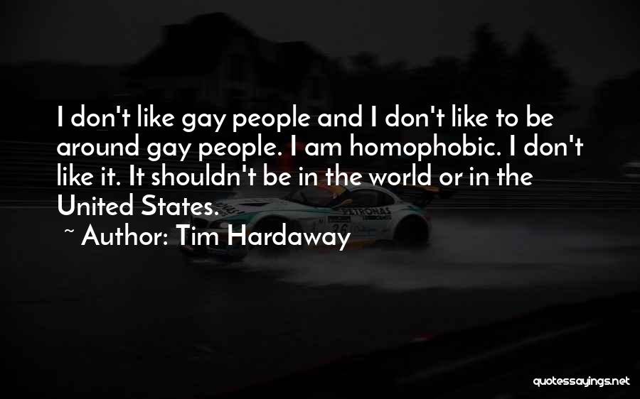 Homophobic Quotes By Tim Hardaway