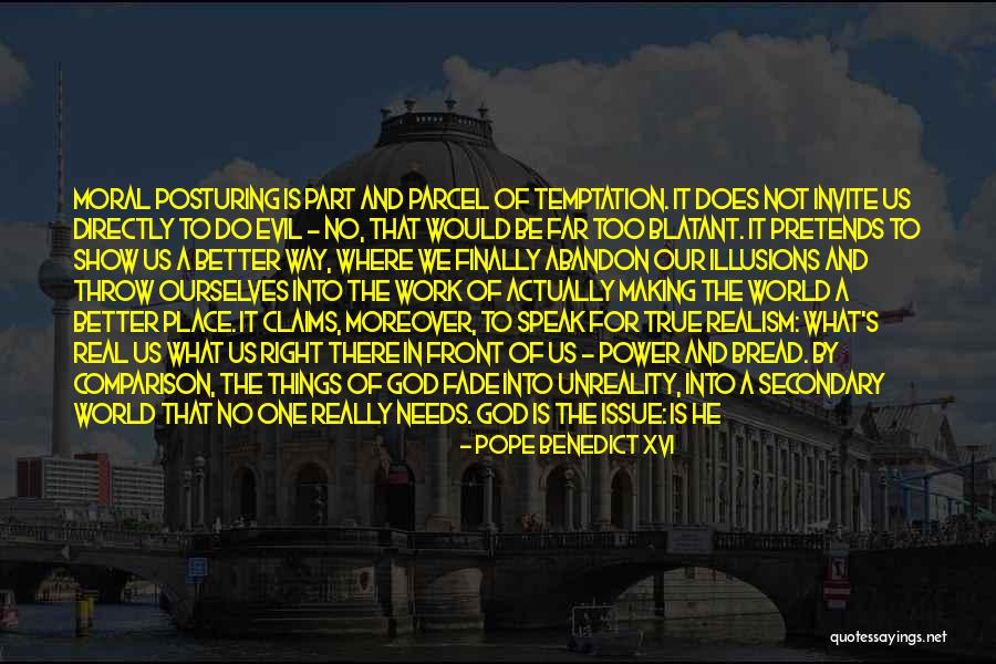 Honcho Clarkston Quotes By Pope Benedict XVI