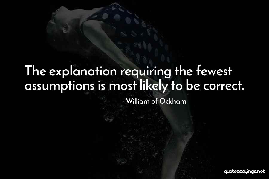 Hond Quotes By William Of Ockham