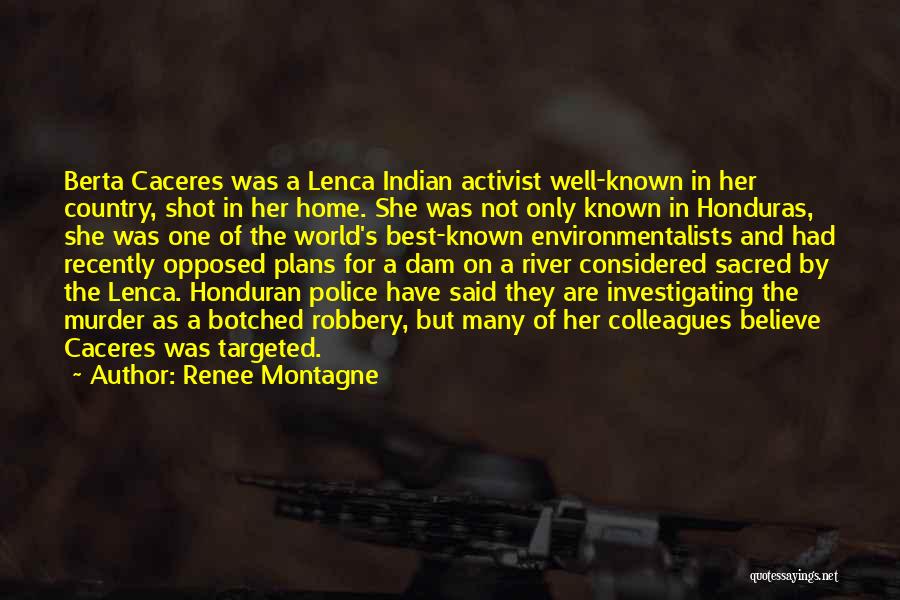 Honduran Quotes By Renee Montagne