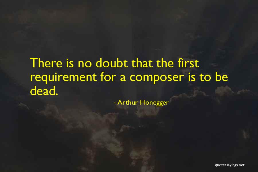Honegger Composer Quotes By Arthur Honegger Honegger Composer Quotes By Arthur Honegger