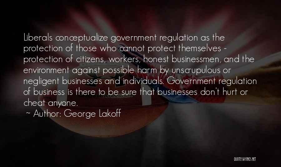 Honest Business Quotes By George Lakoff