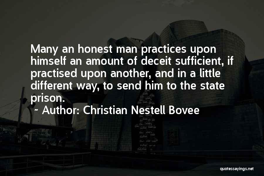 Honest Man Quotes By Christian Nestell Bovee