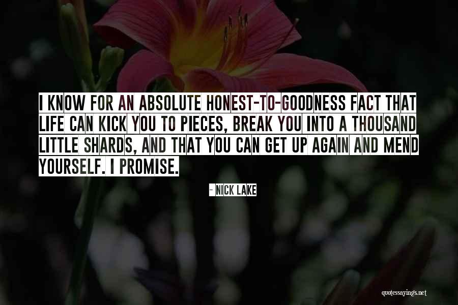 Honest To Goodness Quotes By Nick Lake Honest To Goodness Quotes By Nick Lake