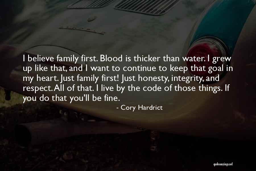 Honesty And Integrity Quotes By Cory Hardrict