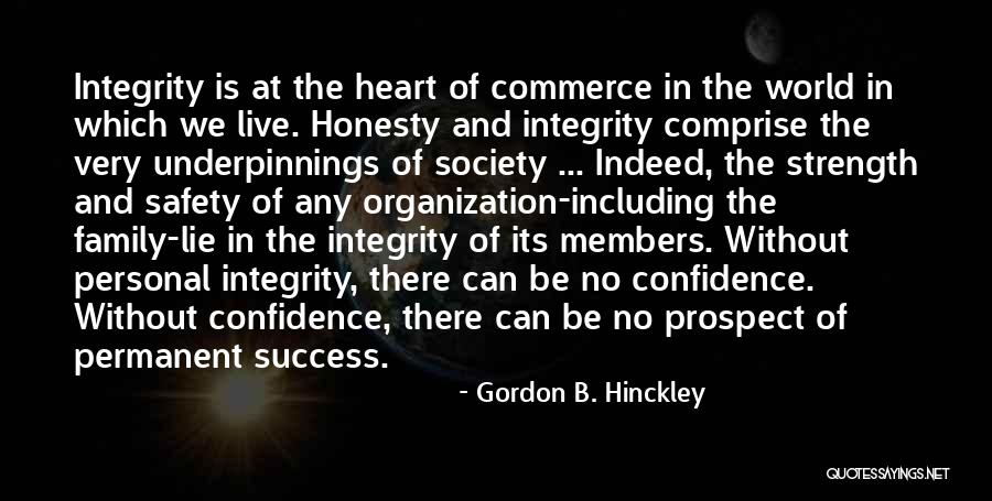 Honesty And Integrity Quotes By Gordon B. Hinckley