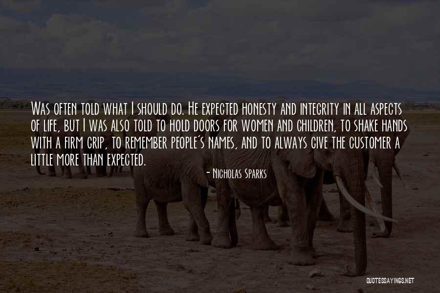Honesty And Integrity Quotes By Nicholas Sparks Honesty And Integrity Quotes By Nicholas Sparks