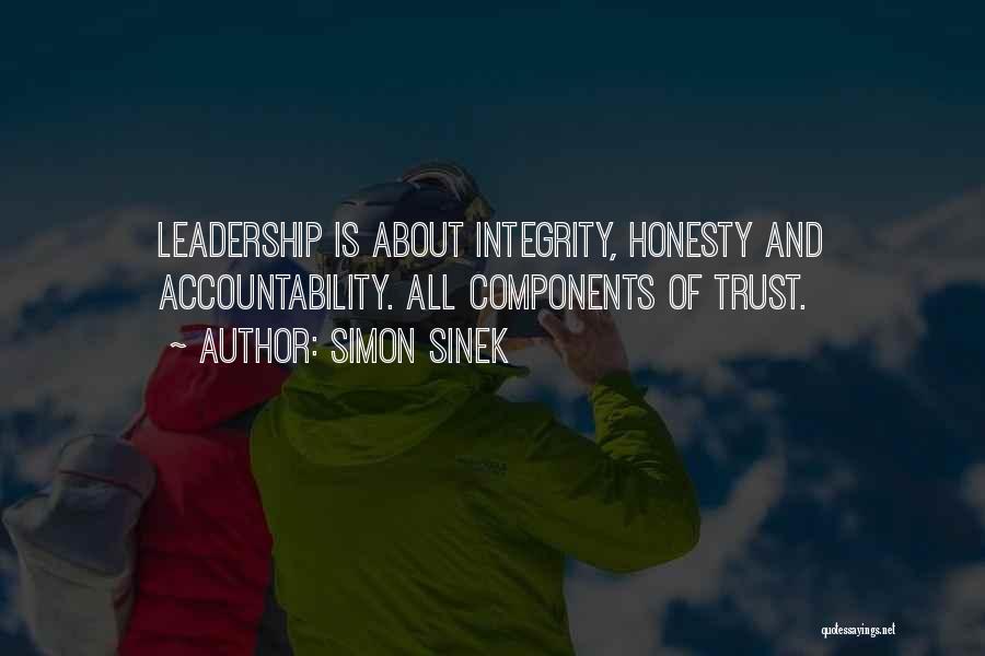 Honesty And Leadership Quotes By Simon Sinek