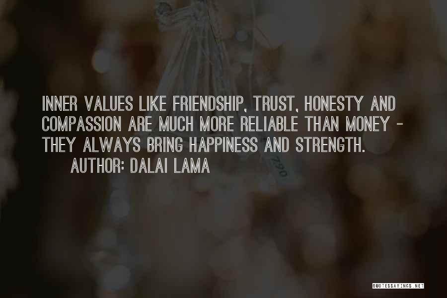 Honesty And Money Quotes By Dalai Lama