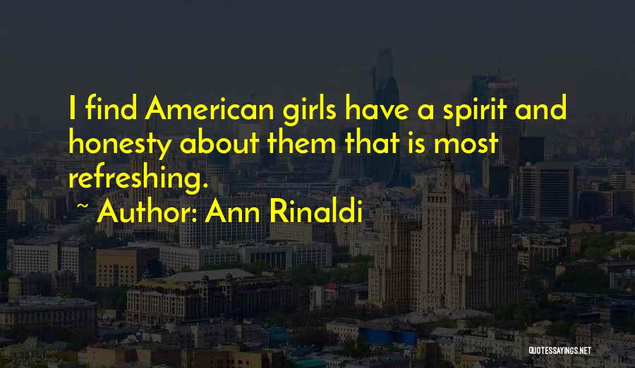 Honesty And Quotes By Ann Rinaldi