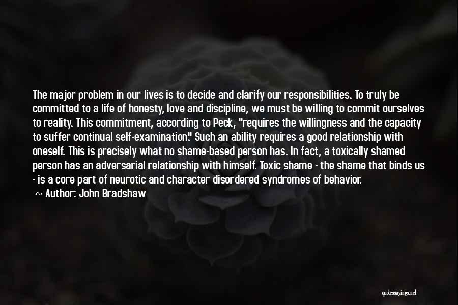 Honesty And Quotes By John Bradshaw