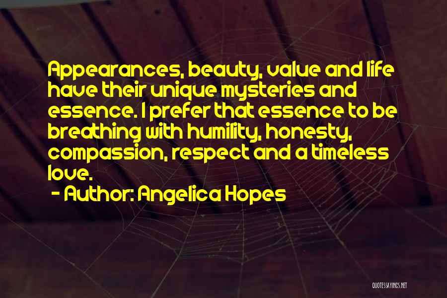 Honesty And Respect Quotes By Angelica Hopes