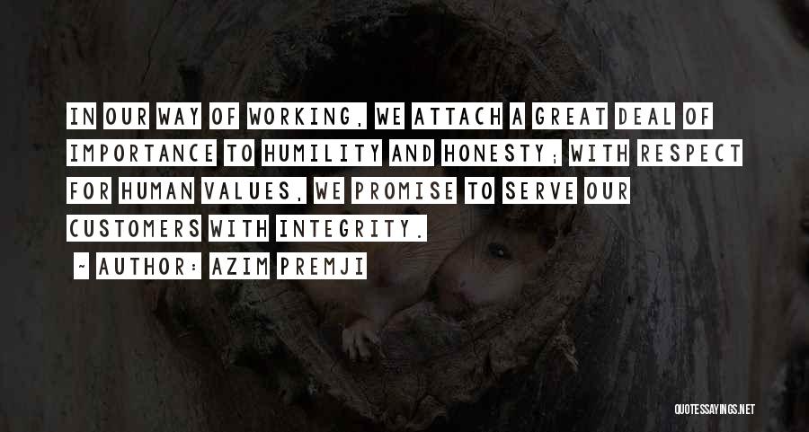Honesty And Respect Quotes By Azim Premji