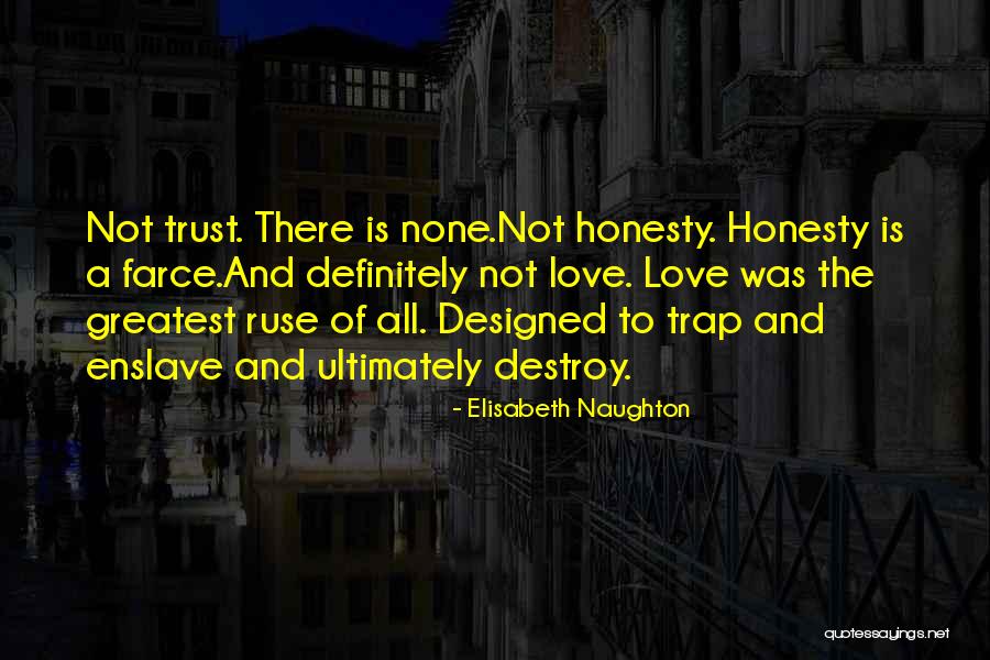 Honesty And Trust Quotes By Elisabeth Naughton