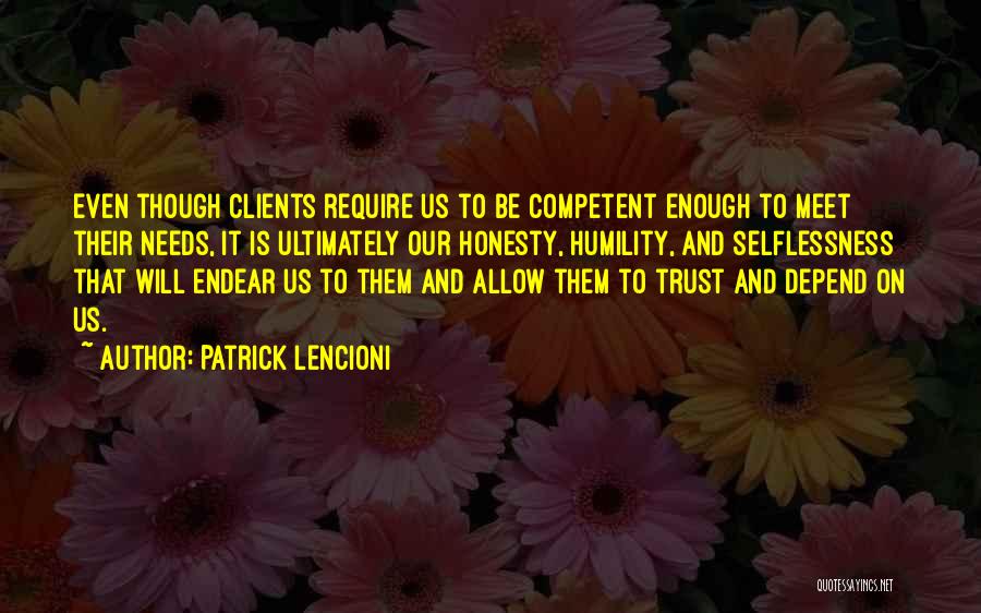 Honesty And Trust Quotes By Patrick Lencioni