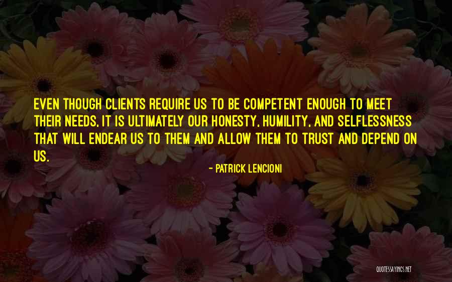 Honesty And Trust Quotes By Patrick Lencioni