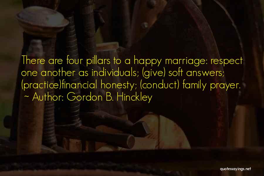 Honesty In Marriage Quotes By Gordon B. Hinckley