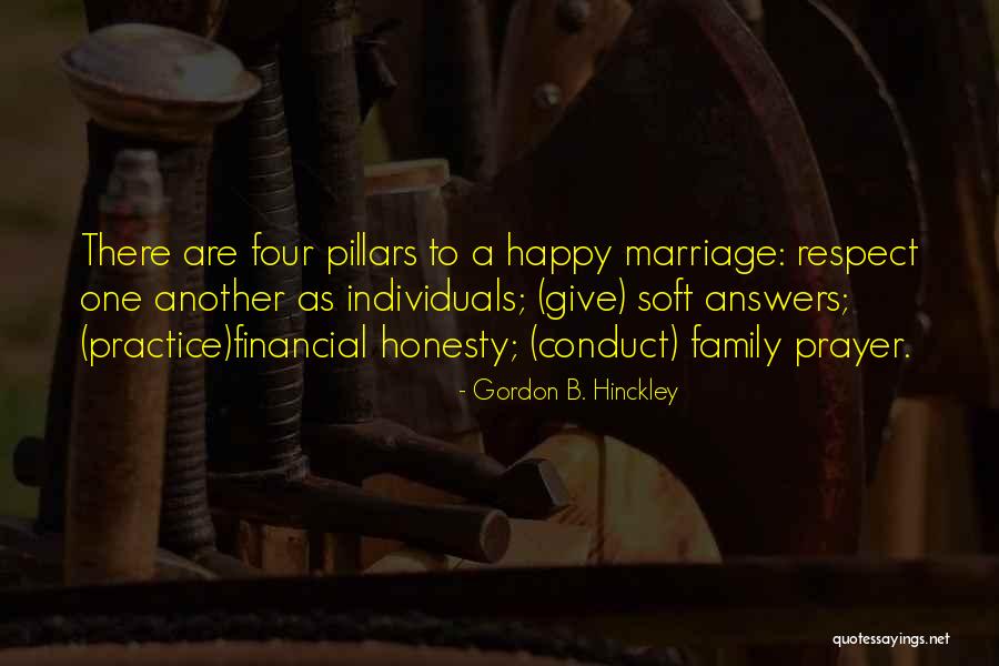 Honesty In Marriage Quotes By Gordon B. Hinckley