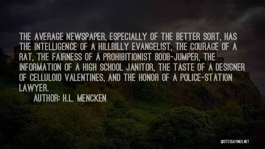 Honor And Courage Quotes By H.L. Mencken