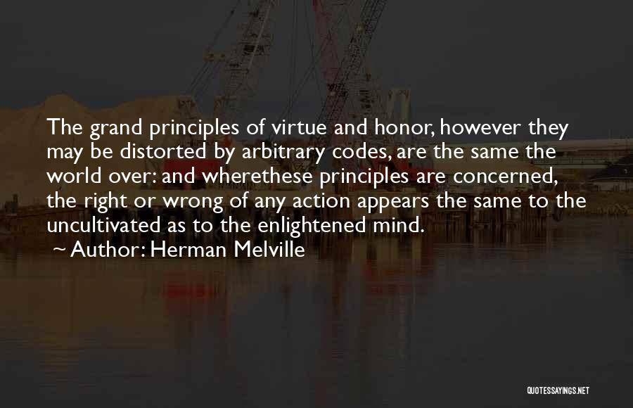 Honor Codes Quotes By Herman Melville