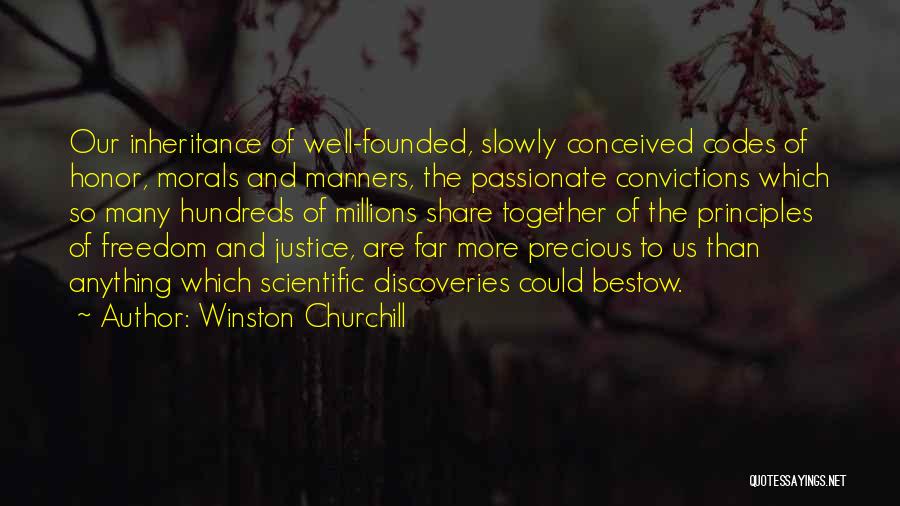 Honor Codes Quotes By Winston Churchill