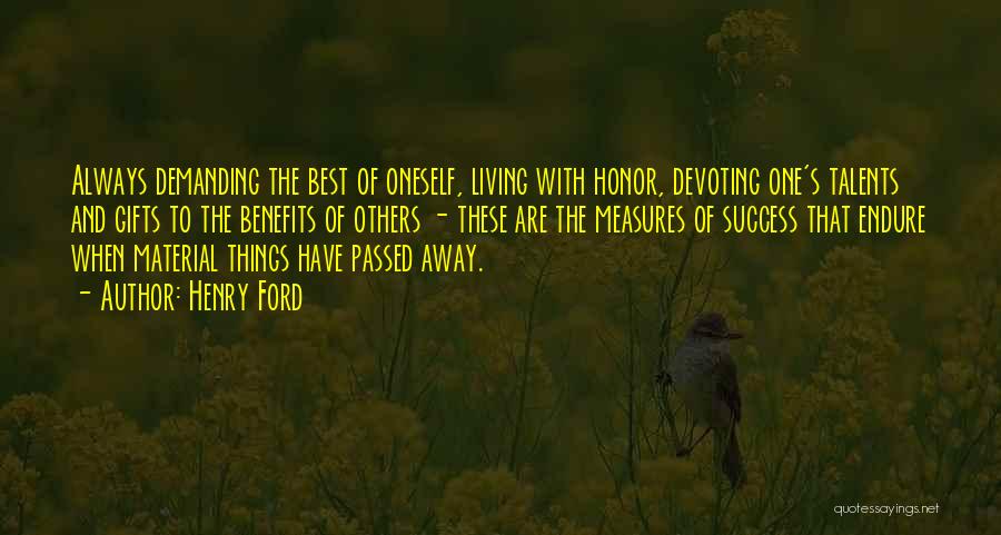 Honor Quotes By Henry Ford