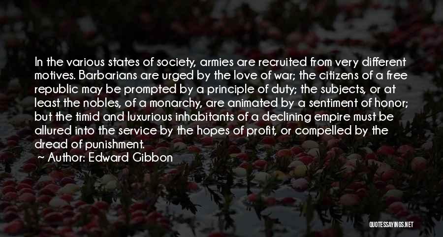 Honor Society Quotes By Edward Gibbon