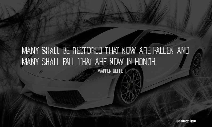 Honor The Fallen Quotes By Warren Buffett Honor The Fallen Quotes By Warren Buffett