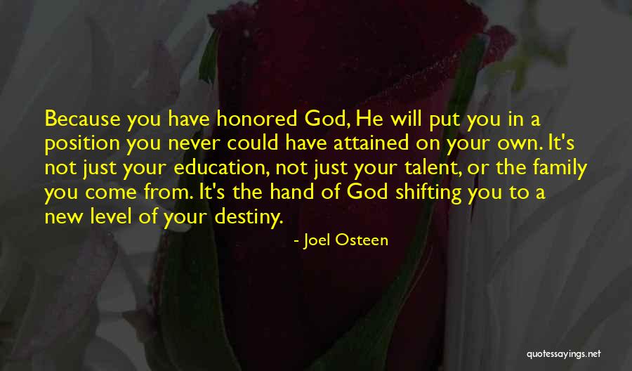 Honor Your Family Quotes By Joel Osteen Honor Your Family Quotes By Joel Osteen