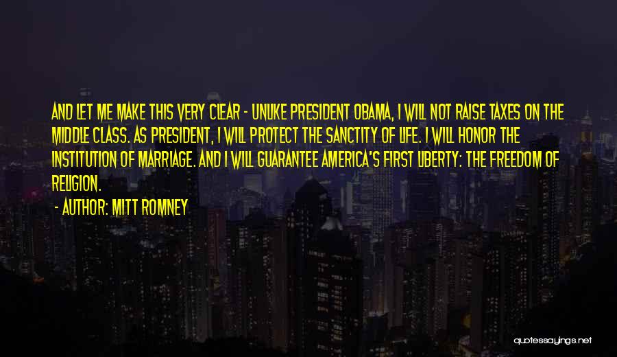 Honor Your Marriage Quotes By Mitt Romney