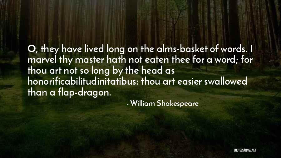 Honorificabilitudinitatibus Quotes By William Shakespeare Honorificabilitudinitatibus Quotes By William Shakespeare
