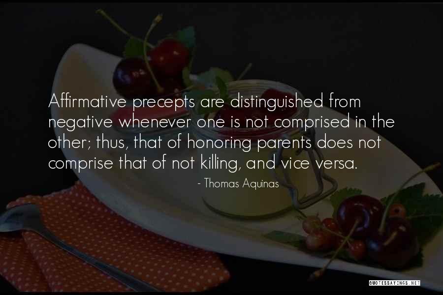 Honoring My Parents Quotes By Thomas Aquinas