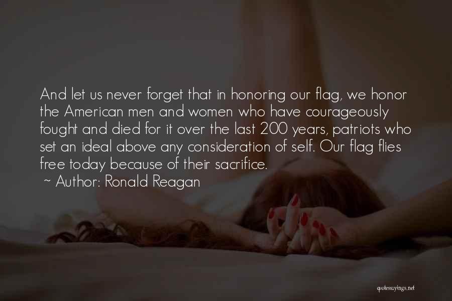 Honoring Someone Who Has Died Quotes By Ronald Reagan