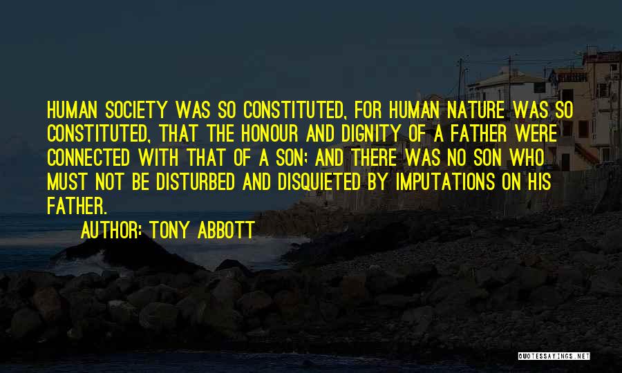 Honour Your Father Quotes By Tony Abbott