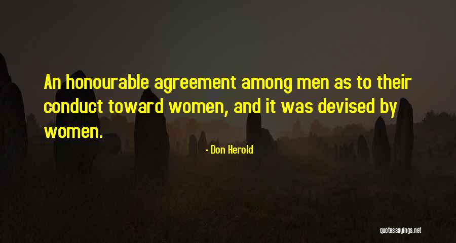 Honourable Quotes By Don Herold